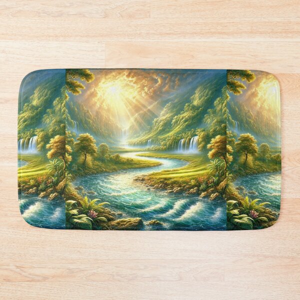 Item preview, "And the Name of the Third River is Hiddekel" – Divine Provision and Guidance Verse: Genesis 2:14 (KJV) designed and sold by Meta2Physical.