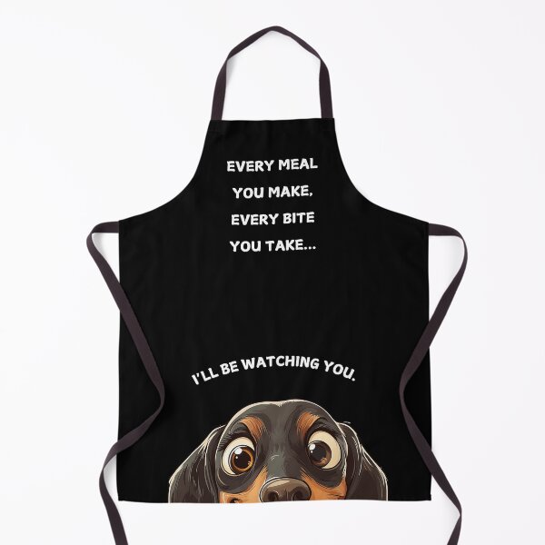 Item preview, Funny Dachshund Watching You - Black designed and sold by NicheFifty-Two.