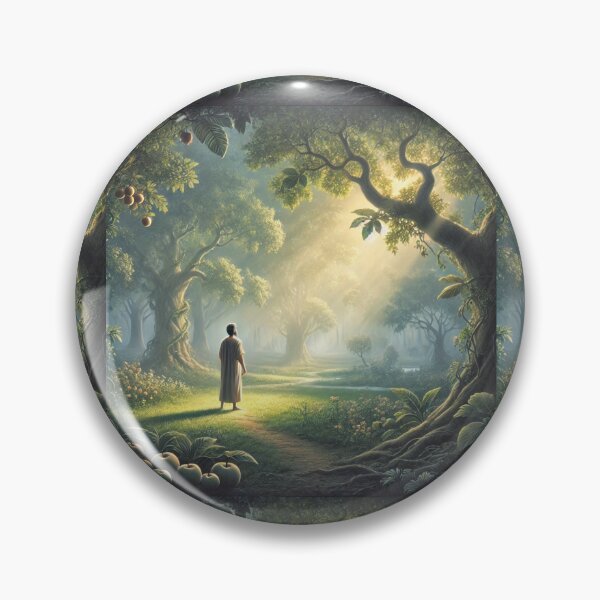 Item preview, "And the Lord God Commanded the Man" – Divine Provision in the Garden Verse: Genesis 2:16 (KJV) designed and sold by Meta2Physical.