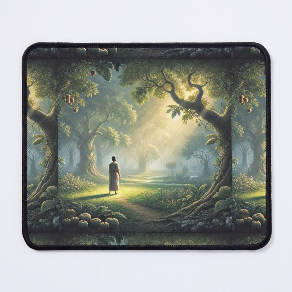 Item preview, "And the Lord God Commanded the Man" – Divine Provision in the Garden Verse: Genesis 2:16 (KJV) designed and sold by Meta2Physical.