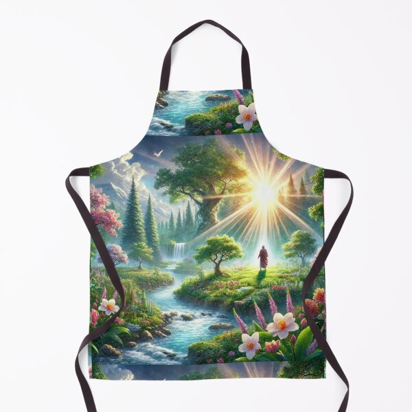 Item preview, "And the Lord God Took the Man, and Put Him into the Garden of Eden" – The First Steps in Paradise Verse: Genesis 2:15 (KJV) designed and sold by Meta2Physical.