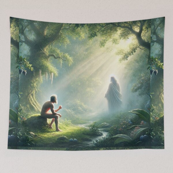 Item preview, "And the Lord God Said, It Is Not Good That the Man Should Be Alone" – The Divine Decision Verse: Genesis 2:18 (KJV) designed and sold by Meta2Physical.