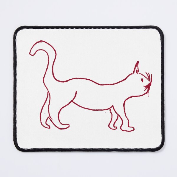 Item preview, Slinky Cat Rich Red designed and sold by MagentaTwilight.