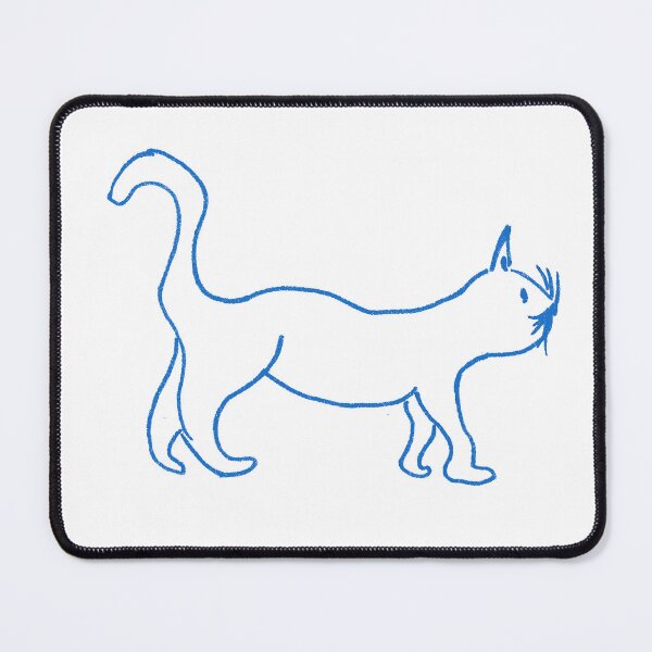 Item preview, Slinky Cat Cornflower Blue designed and sold by MagentaTwilight.