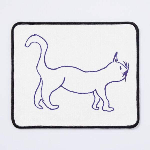 Item preview, Slinky Cat Royal Blue designed and sold by MagentaTwilight.