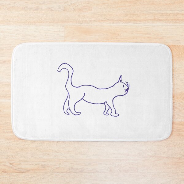 Item preview, Slinky Cat Royal Blue designed and sold by MagentaTwilight.