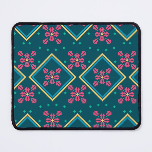 Item preview, Colorful Pixel Ethnic Pattern Fabric  designed and sold by Loomexa Studio .