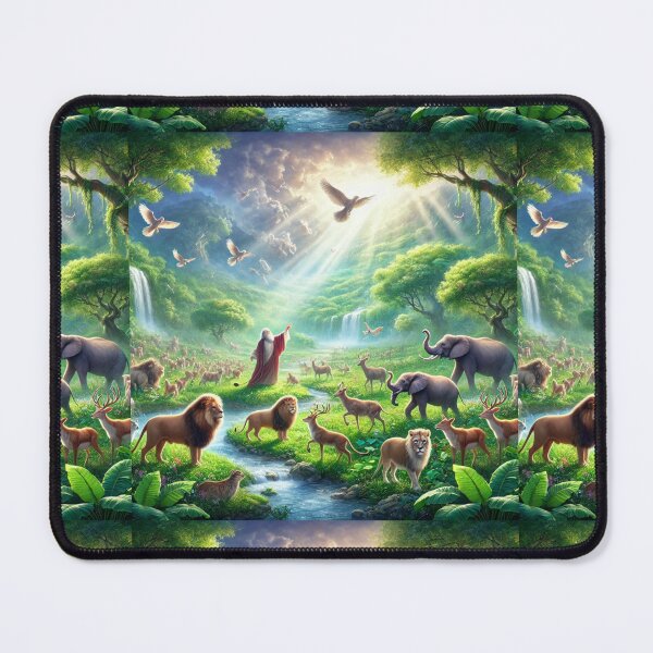 Item preview, "And Out of the Ground the Lord God Formed Every Beast of the Field" – The Creation of Earth’s Creatures Verse: Genesis 2:19 (KJV) designed and sold by Meta2Physical.