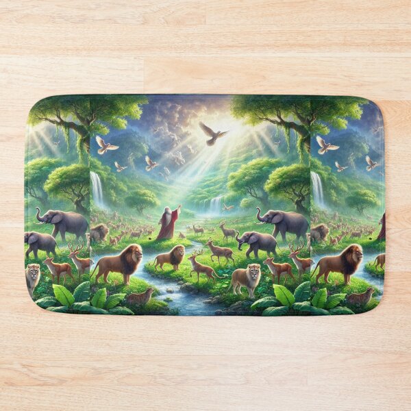 Item preview, "And Out of the Ground the Lord God Formed Every Beast of the Field" – The Creation of Earth’s Creatures Verse: Genesis 2:19 (KJV) designed and sold by Meta2Physical.