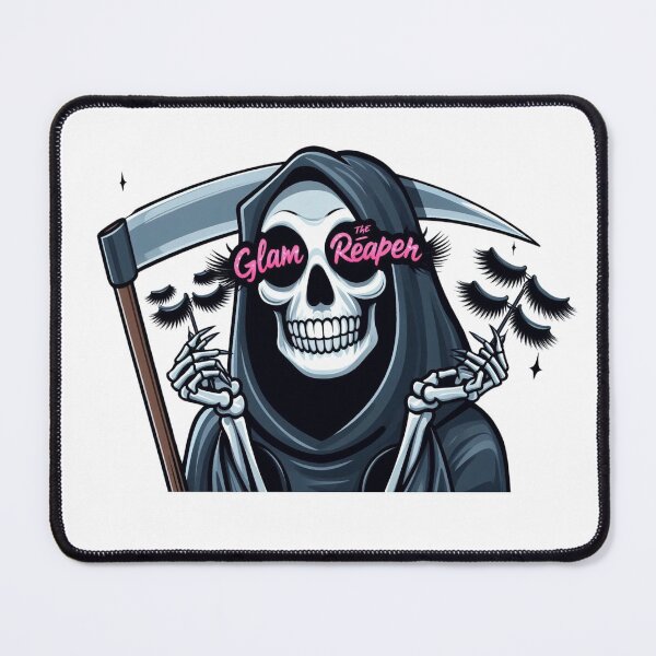Item preview, Glam Reaper Grim Reaper Pathology Death Medicine Makeup Girly Gothic designed and sold by LethallyBlonde.
