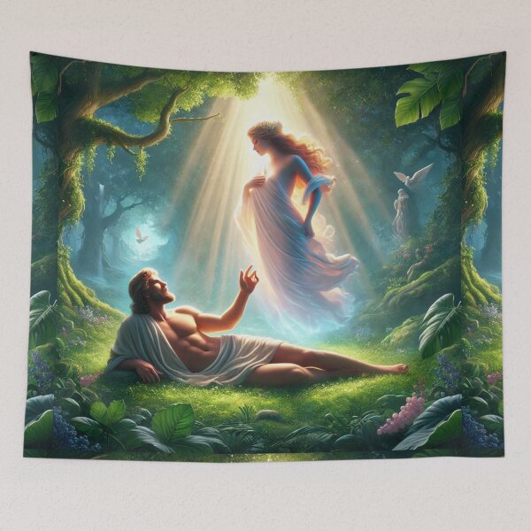 Item preview, "And the Rib, Which the Lord God Had Taken from Man, Made He a Woman" – The Creation of Eve Verse: Genesis 2:22 (KJV) designed and sold by Meta2Physical.