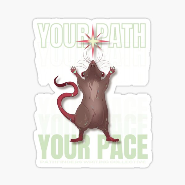 Item preview, Your Path Your Pace (Rat Version - Green) designed and sold by PaWriCo.