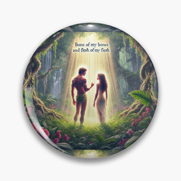 Item preview, "And Adam Said, This Is Now Bone of My Bones, and Flesh of My Flesh" – The Sacred Union Verse: Genesis 2:23 (KJV) designed and sold by Meta2Physical.