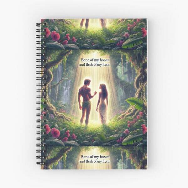 Item preview, "And Adam Said, This Is Now Bone of My Bones, and Flesh of My Flesh" – The Sacred Union Verse: Genesis 2:23 (KJV) designed and sold by Meta2Physical.