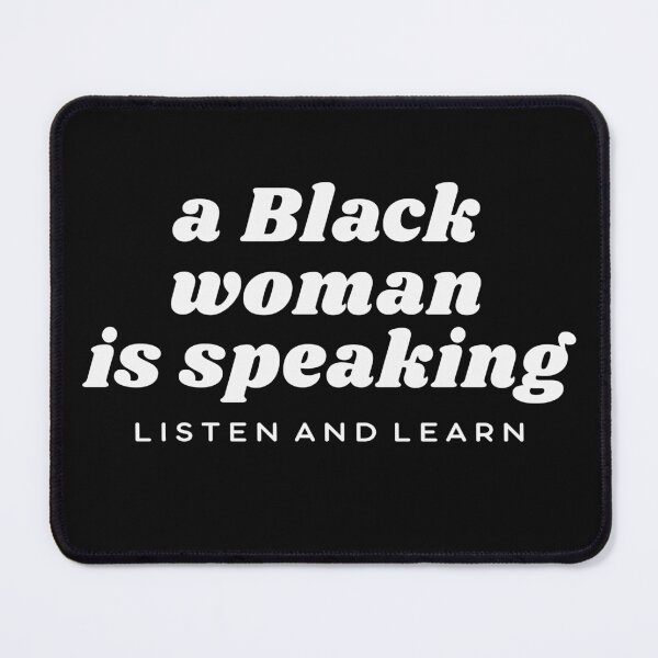 Item preview, A Black Woman Is Speaking designed and sold by Datteteriani.