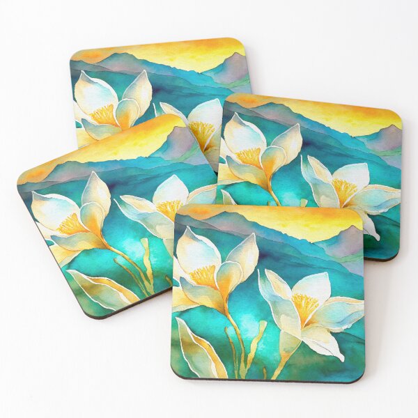 Item preview, White Blossoms in Taos designed and sold by Susan Rydberg.
