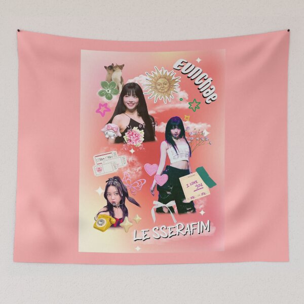 Item preview, Eunchae LE SSERAFIM collage designed and sold by xiaotingfae.