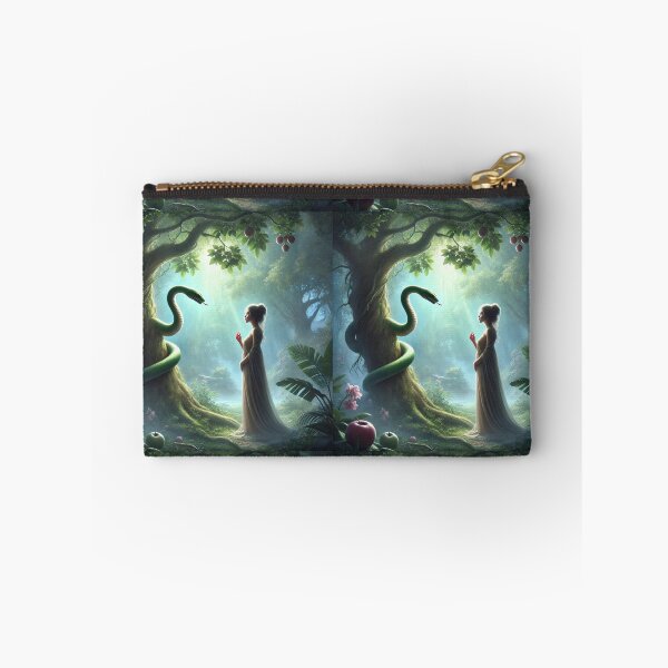 Item preview, "And the Woman Said Unto the Serpent, We May Eat of the Fruit of the Trees of the Garden" – Eve’s Response to Temptation Verse: Genesis 3:2–3 (KJV) designed and sold by Meta2Physical.