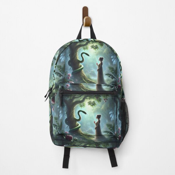 Item preview, "And the Woman Said Unto the Serpent, We May Eat of the Fruit of the Trees of the Garden" – Eve’s Response to Temptation Verse: Genesis 3:2–3 (KJV) designed and sold by Meta2Physical.