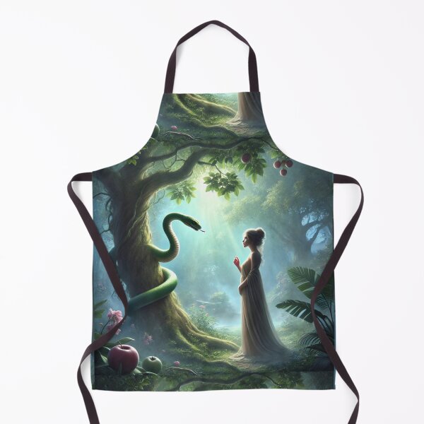 Item preview, "And the Woman Said Unto the Serpent, We May Eat of the Fruit of the Trees of the Garden" – Eve’s Response to Temptation Verse: Genesis 3:2–3 (KJV) designed and sold by Meta2Physical.