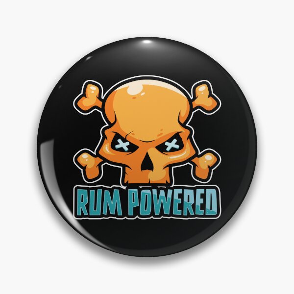 Item preview, Rum Powered Pirate Design | Funny Skull & Crossbones designed and sold by Guerrilla-Dx.