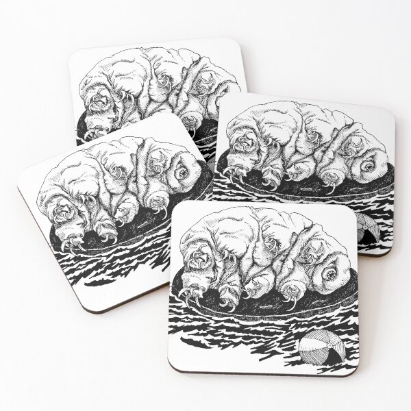 Item preview, WaterBear chilling in the pool. designed and sold by amberwjohnson.