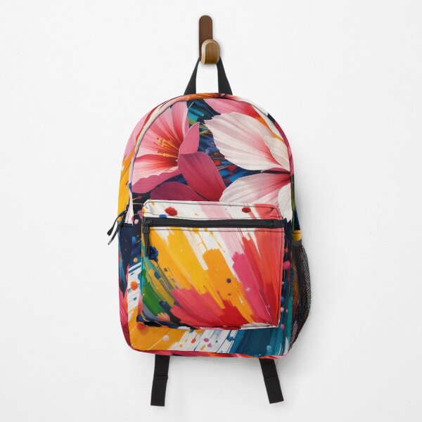 Item preview, Vivid Botanical Burst: A Dynamic Explosion of Colorful Blossoms designed and sold by semenol.