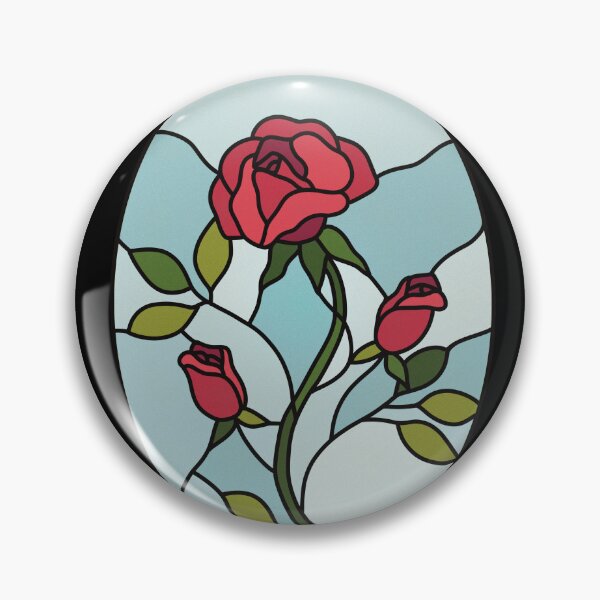 Item preview, Stained Glass Roses Castlecore designed and sold by Skull Fern.