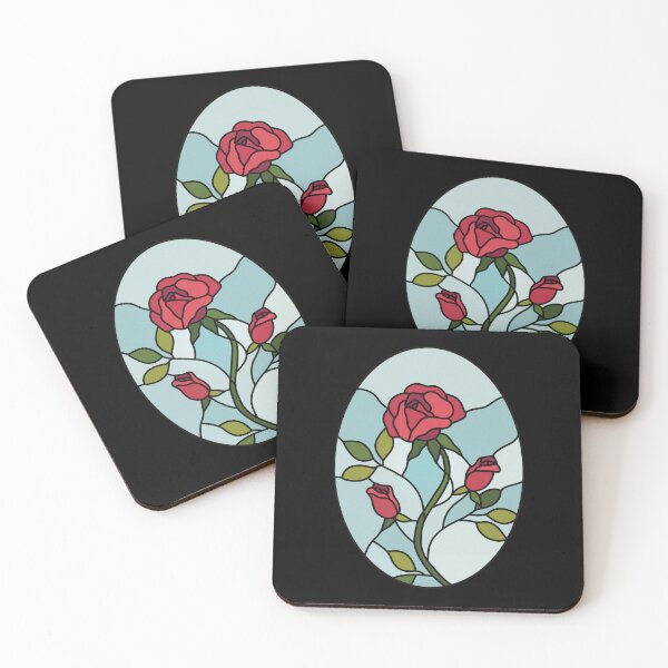 Item preview, Stained Glass Roses Castlecore designed and sold by Skull Fern.