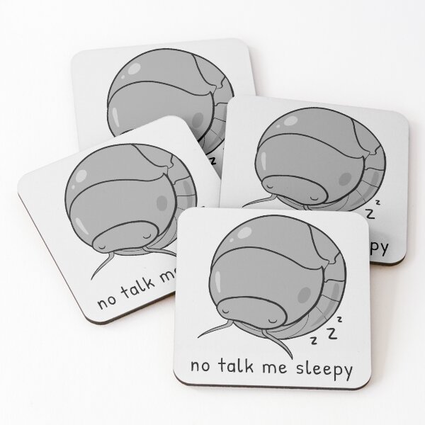 Item preview, No Talk Me Sleepy (Pillbug Isopod) designed and sold by rornelson.