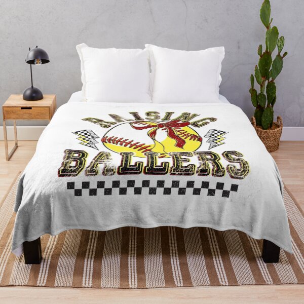 Item preview, Retro Softball Baseball, Raising Ballers designed and sold by Ivanbrockhouse.