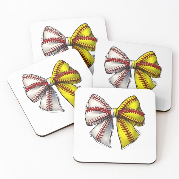 Item preview, Baseball Softball Coquette Bow, Game Day Baseball Coquette designed and sold by Ivanbrockhouse.