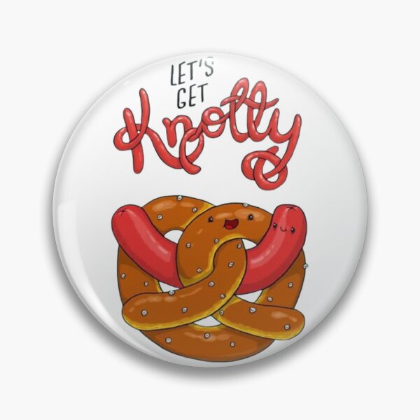 Item preview, Let's Get knotty Food Pun designed and sold by Vicky021.