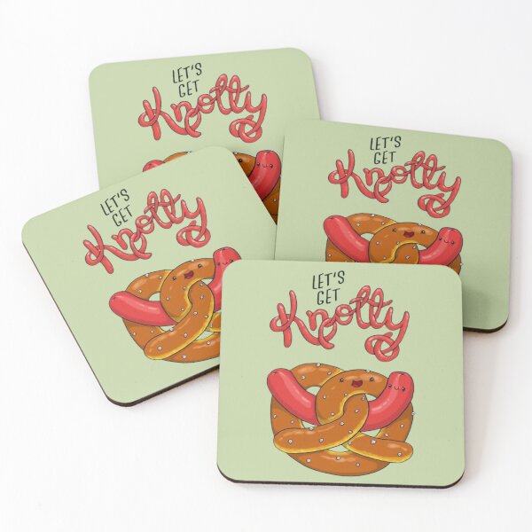 Item preview, Let's Get knotty Food Pun designed and sold by Vicky021.