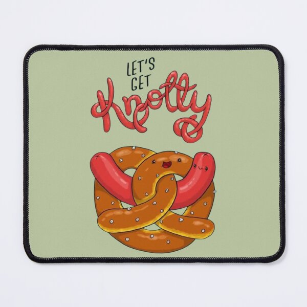 Item preview, Let's Get knotty Food Pun designed and sold by Vicky021.