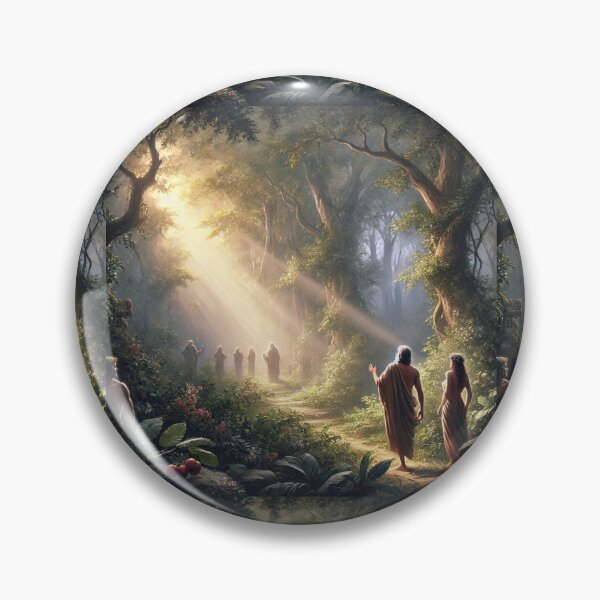 Item preview, "And They Heard the Voice of the Lord God Walking in the Garden" – Divine Confrontation Verse: Genesis 3:8 (KJV) designed and sold by Meta2Physical.