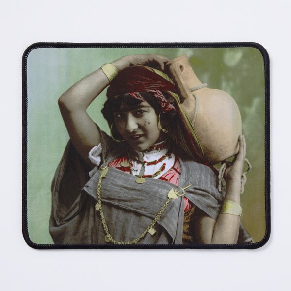 Item preview, Bedouin woman in Tunis  designed and sold by 19th Century in Color.