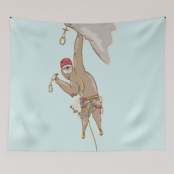 Item preview, Sloth rock climbing designed and sold by piedaydesigns.