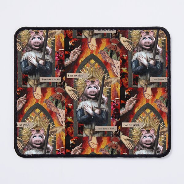 Item preview, Saint Piggy of Arc // Muppet Collage designed and sold by Evan Bode.