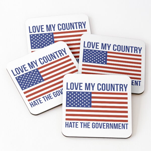 Item preview, Love my country hate the government  designed and sold by Rachel the Artist .