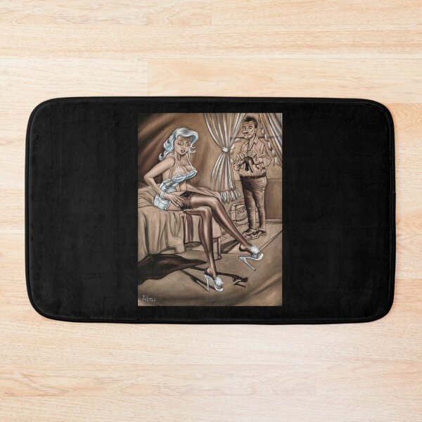 Item preview, Just Married cartoon, oil on velvet by Jorge torrones  designed and sold by velvetify.com.