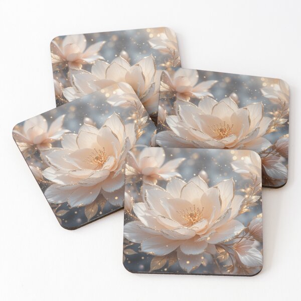 Item preview, Golden Bloom Symphony – Luxurious Floral Elegance with Shimmering Gold designed and sold by semenol.