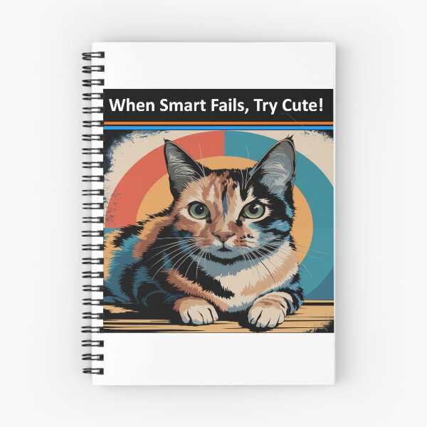 Item preview, When Smart Fails, Try Cute! designed and sold by craftybegonia.
