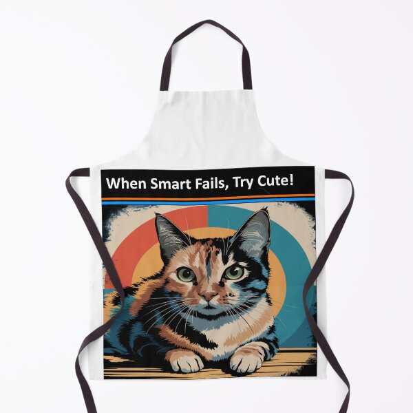 Item preview, When Smart Fails, Try Cute! designed and sold by craftybegonia.