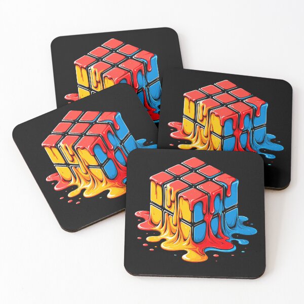 Aperçu de l'œuvre Rubik's Cube en fusion créée et vendue par Gabriel Cabrera.