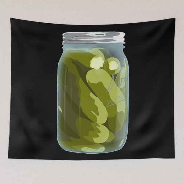 Item preview, Pretty Pickles Pickle Jar designed and sold by Skull Fern.