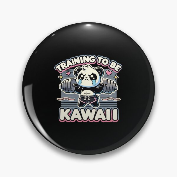 Item preview, Gym Panda, Training To Be Kawaii, Cute Anime Workout Fitness designed and sold by chantastical.