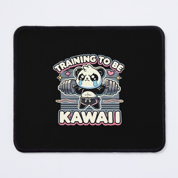 Item preview, Gym Panda, Training To Be Kawaii, Cute Anime Workout Fitness designed and sold by chantastical.