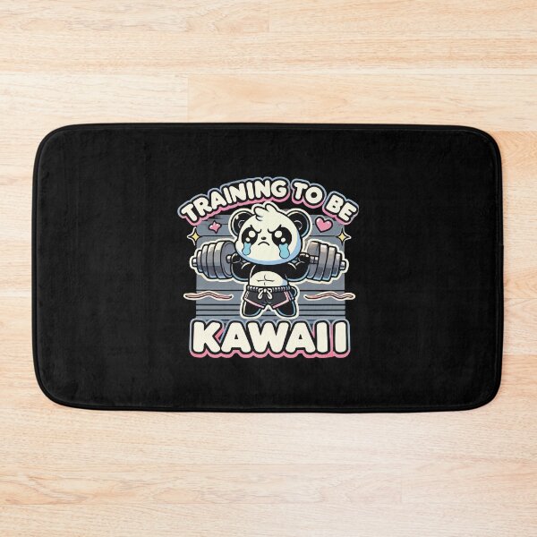 Item preview, Gym Panda, Training To Be Kawaii, Cute Anime Workout Fitness designed and sold by chantastical.