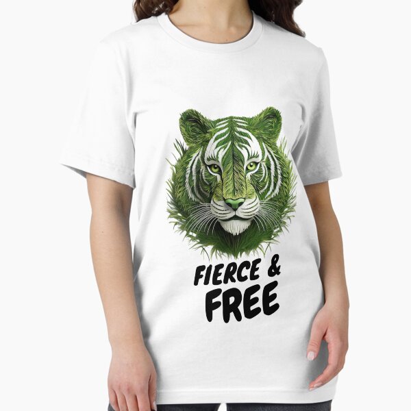Vista previa del artículo con la obra «Tigre - Feroz y libre», diseñado y vendido por yashworld.